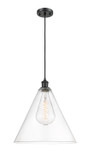 Pendants Glass Down by Innovations ( 405 | 516-1P-BK-GBC-162 Ballston ) 