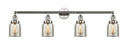 Bathroom Fixtures Four Lights by Innovations ( 405 | 215-PN-G58-LED Franklin Restoration ) 