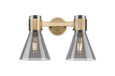 Bathroom Fixtures Two Lights by Innovations ( 405 | 464-2W-BB-G464C-7SM Downtown Urban ) 