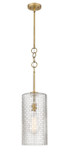 Mini Pendants Glass Down by Innovations ( 405 | 380-1S-BB-G380-8CL Wexford ) 