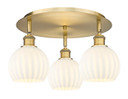 Semi-Flush Mts. Multi-port/Cluster by Innovations ( 405 | 516-3C-BB-G1217-6WV Ballston ) 