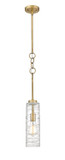 Mini Pendants Glass Down by Innovations ( 405 | 380-1S-BB-G381-4CL-LED Wexford ) 