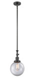 Mini Pendants Glass Down by Innovations ( 405 | 206-OB-G202-8-LED Franklin Restoration ) 