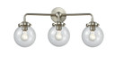 Bathroom Fixtures Three Lights by Innovations ( 405 | 284-3W-SN-G202-6-LED Nouveau ) 