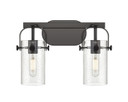 Bathroom Fixtures Two Lights by Innovations ( 405 | 423-2W-BK-G423-7SDY Downtown Urban ) 