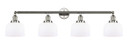 Bathroom Fixtures Four Lights by Innovations ( 405 | 215-PN-G71-LED Franklin Restoration ) 