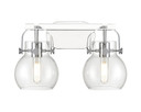 Bathroom Fixtures Two Lights by Innovations ( 405 | 423-2W-PC-G410-6CL Downtown Urban ) 
