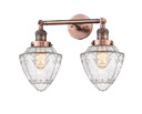 Bathroom Fixtures Two Lights by Innovations ( 405 | 208-AC-G664-7 Franklin Restoration ) 