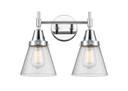 Bathroom Fixtures Two Lights by Innovations ( 405 | 447-2W-PC-G64 Caden ) 