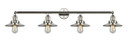 Bathroom Fixtures Four Lights by Innovations ( 405 | 215-PN-M1 Franklin Restoration ) 