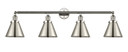 Bathroom Fixtures Four Lights by Innovations ( 405 | 215-PN-M13-PN Franklin Restoration ) 