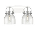 Bathroom Fixtures Two Lights by Innovations ( 405 | 423-2W-PC-G412-6CL Downtown Urban ) 