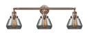 Bathroom Fixtures Three Lights by Innovations ( 405 | 205-AC-G173 Franklin Restoration ) 