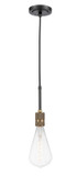 Mini Pendants Cable by Innovations ( 405 | 444-1P-BAB-BB-125-LED Ellis ) 