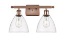 Bathroom Fixtures Two Lights by Innovations ( 405 | 516-2W-AC-GBD-752 Ballston ) 