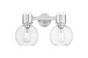 Bathroom Fixtures Two Lights by Innovations ( 405 | 464-2W-SN-G464B-7SDY Downtown Urban ) 