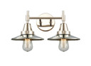 Bathroom Fixtures Two Lights by Innovations ( 405 | 447-2W-PN-M1-PN Caden ) 