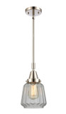 Mini Pendants Glass Down by Innovations ( 405 | 447-1S-PN-G142-LED Caden ) 