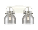 Bathroom Fixtures Two Lights by Innovations ( 405 | 423-2W-PN-G412-6SM Downtown Urban ) 