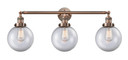 Bathroom Fixtures Three Lights by Innovations ( 405 | 205-AC-G202-8-LED Franklin Restoration ) 