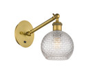 Sconces Single Glass by Innovations ( 405 | 317-1W-BB-G122C-6CL Ballston ) 