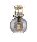 Semi-Flush Mts. Glass Down by Innovations ( 405 | 410-1F-BB-G410-8SM Downtown Urban ) 