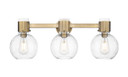 Bathroom Fixtures Three Lights by Innovations ( 405 | 464-3W-BB-G464B-7SDY Downtown Urban ) 
