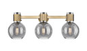 Bathroom Fixtures Three Lights by Innovations ( 405 | 464-3W-BB-G464B-7SM Downtown Urban ) 