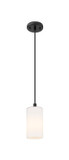 Mini Pendants Glass Down by Innovations ( 405 | 434-1P-BK-G434-7WH Downtown Urban ) 