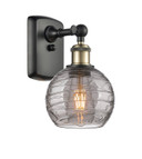Sconces Single Glass by Innovations ( 405 | 516-1W-BAB-G1213-6SM Ballston ) 