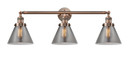 Bathroom Fixtures Three Lights by Innovations ( 405 | 205-AC-G43-LED Franklin Restoration ) 