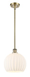 Mini Pendants Glass Down by Innovations ( 405 | 516-1S-AB-G1217-10WV Ballston ) 