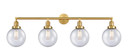 Bathroom Fixtures Four Lights by Innovations ( 405 | 215-SG-G204-8 Franklin Restoration ) 