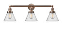 Bathroom Fixtures Three Lights by Innovations ( 405 | 205-AC-G44-LED Franklin Restoration ) 
