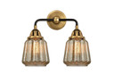 Bathroom Fixtures Two Lights by Innovations ( 405 | 288-2W-BAB-G146 Nouveau 2 ) 