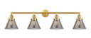 Bathroom Fixtures Four Lights by Innovations ( 405 | 215-SG-G43 Franklin Restoration ) 