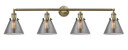 Bathroom Fixtures Four Lights by Innovations ( 405 | 215-AB-G43-LED Franklin Restoration ) 