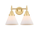 Bathroom Fixtures Two Lights by Innovations ( 405 | 447-2W-SG-G41-LED Caden ) 