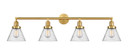 Bathroom Fixtures Four Lights by Innovations ( 405 | 215-SG-G44 Franklin Restoration ) 