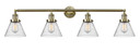 Bathroom Fixtures Four Lights by Innovations ( 405 | 215-AB-G44-LED Franklin Restoration ) 