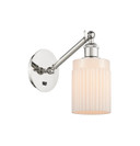 Sconces Single Glass by Innovations ( 405 | 317-1W-PN-G341 Ballston ) 