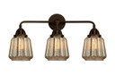 Bathroom Fixtures Three Lights by Innovations ( 405 | 288-3W-OB-G146 Nouveau 2 ) 