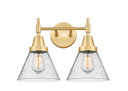 Bathroom Fixtures Two Lights by Innovations ( 405 | 447-2W-SG-G44-LED Caden ) 