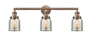 Bathroom Fixtures Three Lights by Innovations ( 405 | 205-AC-G58-LED Franklin Restoration ) 