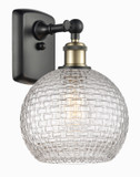 Sconces Single Glass by Innovations ( 405 | 516-1W-BAB-G122C-8CL Ballston ) 