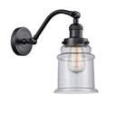 Sconces Single Glass by Innovations ( 405 | 515-1W-BK-G184-LED Franklin Restoration ) 