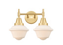 Bathroom Fixtures Two Lights by Innovations ( 405 | 447-2W-SG-G531-LED Caden ) 