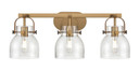 Bathroom Fixtures Three Lights by Innovations ( 405 | 423-3W-BB-G412-6SDY Downtown Urban ) 