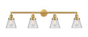 Bathroom Fixtures Four Lights by Innovations ( 405 | 215-SG-G62 Franklin Restoration ) 