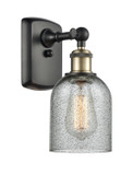 Sconces Single Glass by Innovations ( 405 | 516-1W-BAB-G257 Ballston ) 